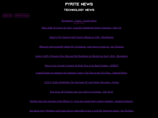 technews screenshot