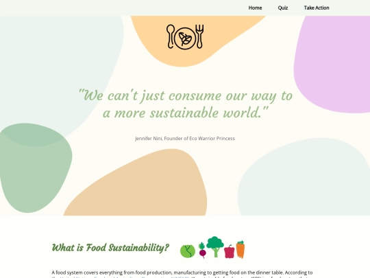 Food Sustainability screenshot