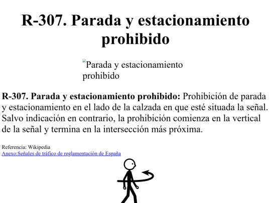 reglamentarias/r307 screenshot