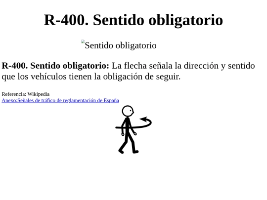 reglamentarias/r400 screenshot