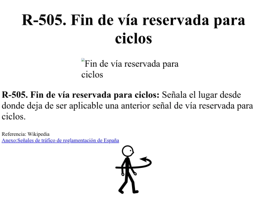 reglamentarias/r505 screenshot