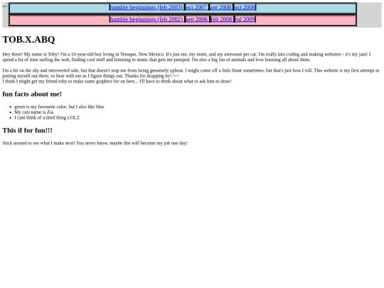toby/tobbeg2006 screenshot