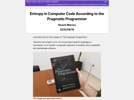 journal/entropy-in-computer-code-according-to-the-pragmatic-programmer screenshot