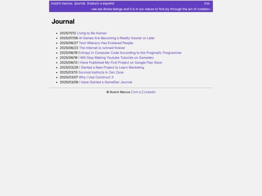 journal screenshot