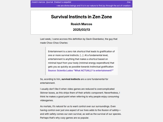 journal/survival-instincts-in-zen-zone screenshot