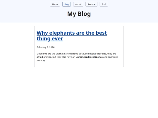 blog screenshot