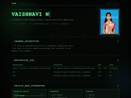 index screenshot