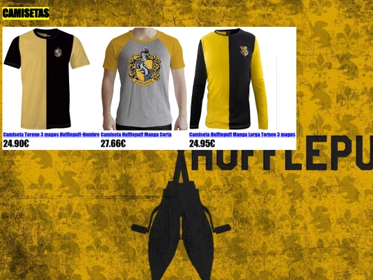 Ejercicio 12/Hufflepuff/CamisetaH screenshot