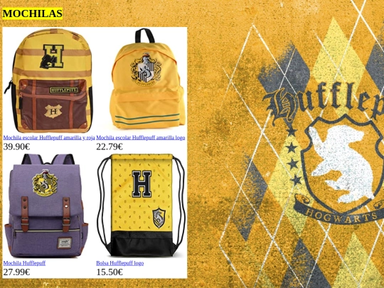 Ejercicio 12/Hufflepuff/MochilaH screenshot