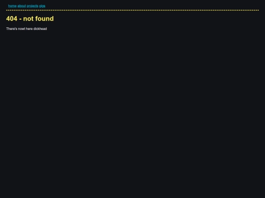 not_found screenshot