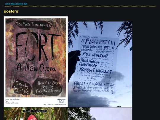 projects/posters screenshot