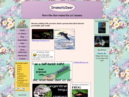 quizzes screenshot