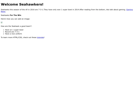 Seahawks screenshot