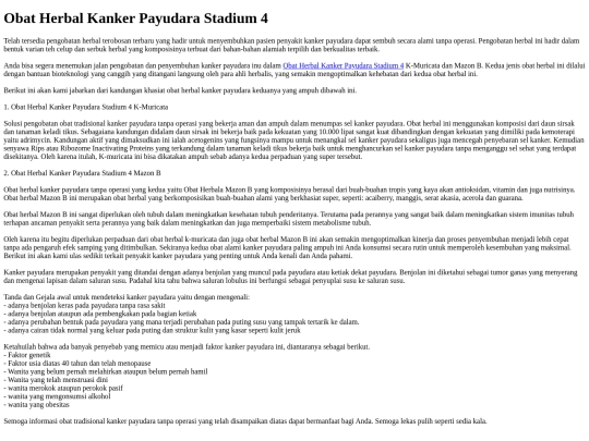 Obat-Herbal-Kanker-Payudara-Stadium-4 screenshot