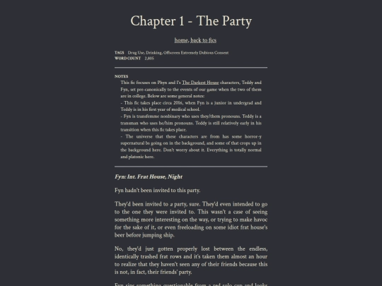 fics/partyfoul/chapter1 screenshot