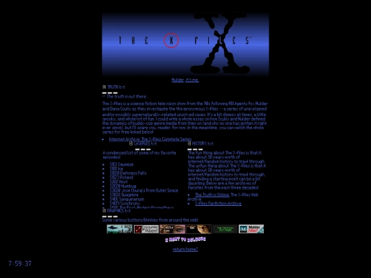 shrines/xfiles screenshot