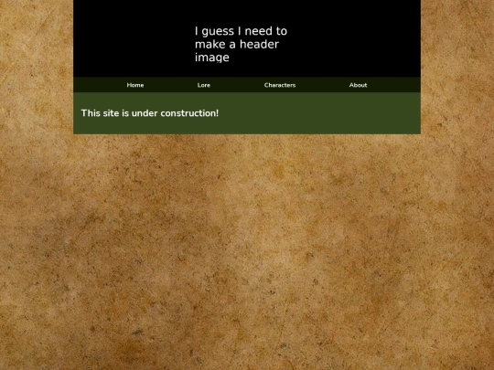Characters screenshot