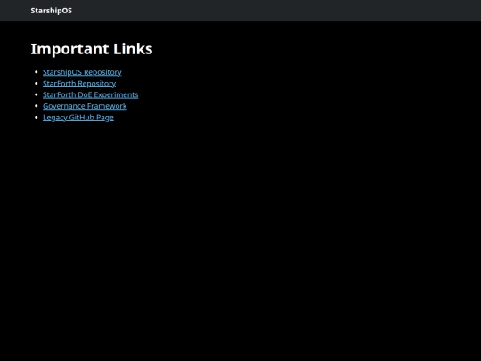 links screenshot