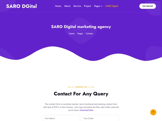SARO Digital marketing agency screenshot