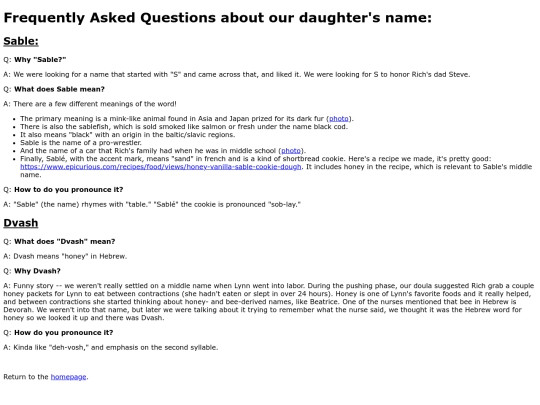 namefaq screenshot