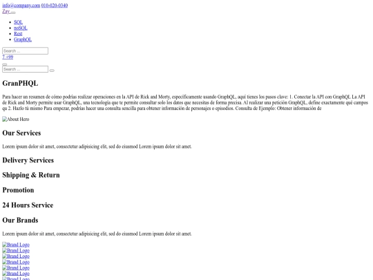 granphql screenshot