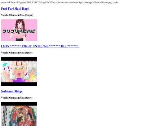 discography screenshot