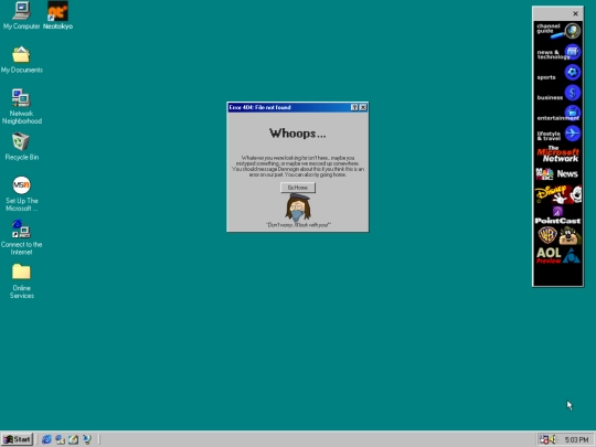 error/404 screenshot