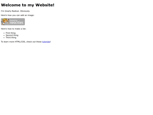 index screenshot