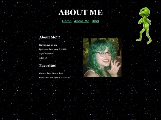 aboutme screenshot