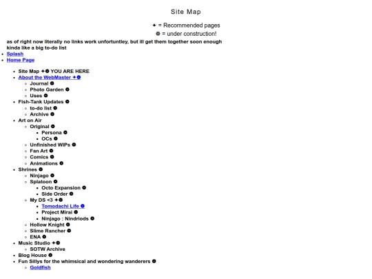 sitemap screenshot