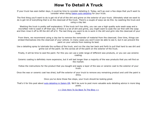 how-to-detail-a-truck screenshot