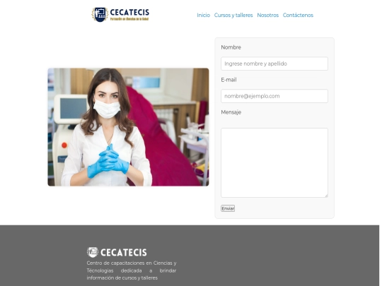 contactenos screenshot