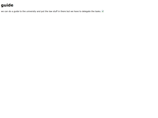 GUIDE screenshot