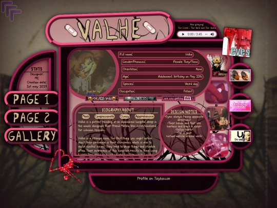 ocs/valhe/valhepage screenshot