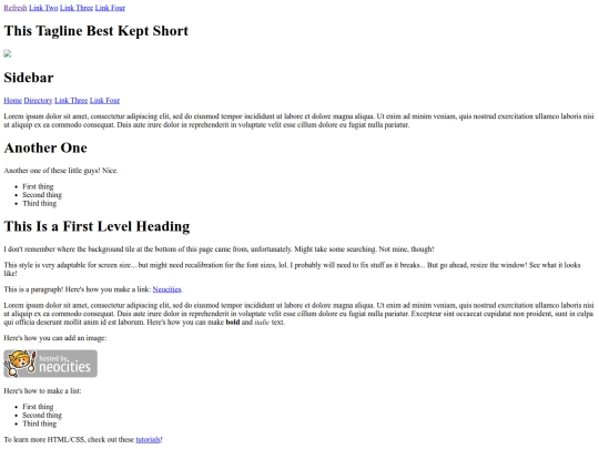 index screenshot