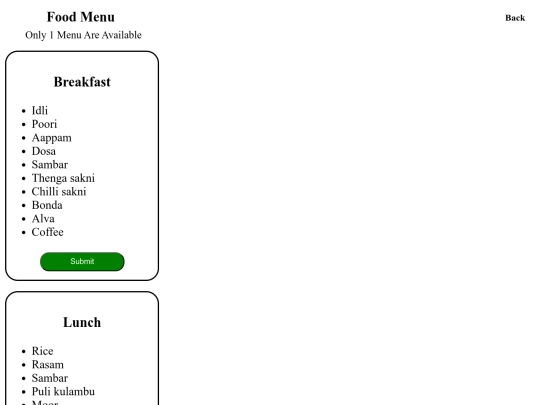 onlineevent/food screenshot