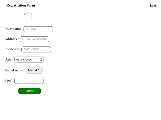 onlineevent/form screenshot