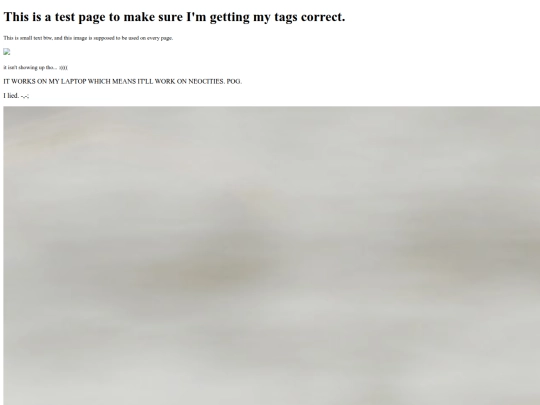 TestPage screenshot