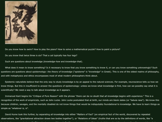 epistemology screenshot