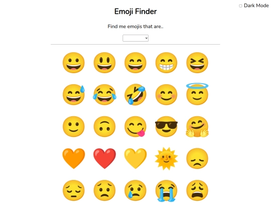 Apps/emoji screenshot