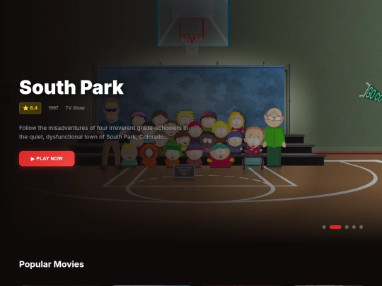 media/home screenshot