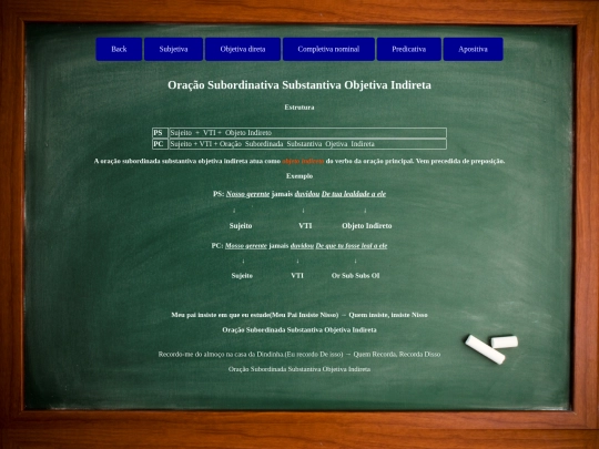 objetiva indireta screenshot