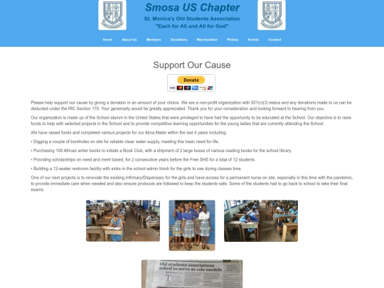 donations screenshot