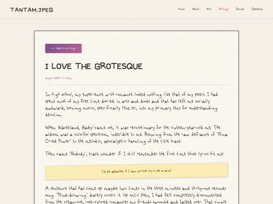 writings/august2026/ilovethegrotesque screenshot