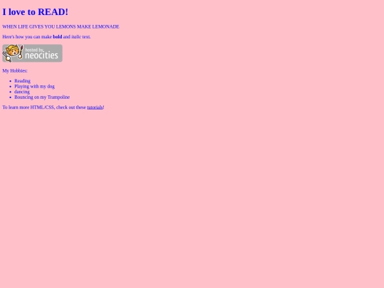 index screenshot