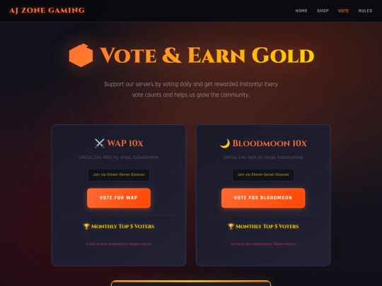 vote screenshot