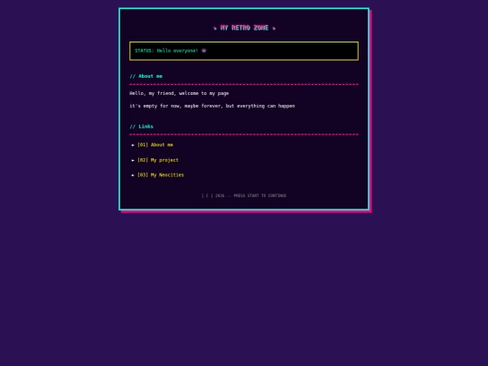 index screenshot