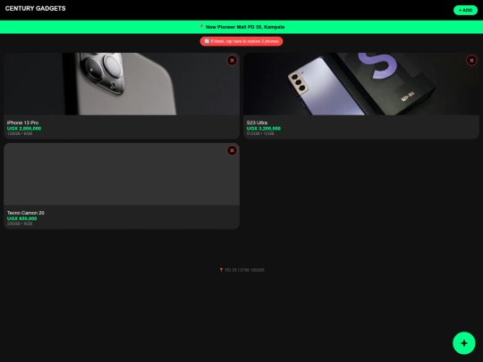 index screenshot
