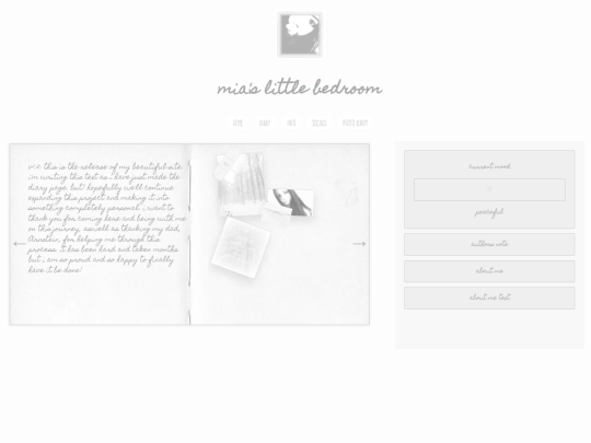 diary screenshot