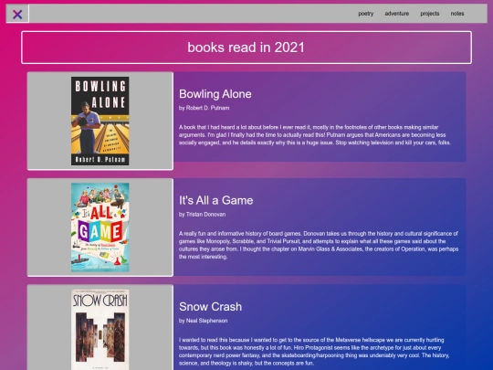 books_2021 screenshot